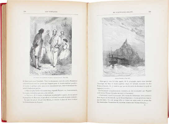 [Верн Ж. Дети капитана Гранта. Путешествие по миру / Рис. Э. Риу, гравюры Паннемакера]. Paris, [1900-е].